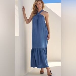 Venus Denim Maxi Dress